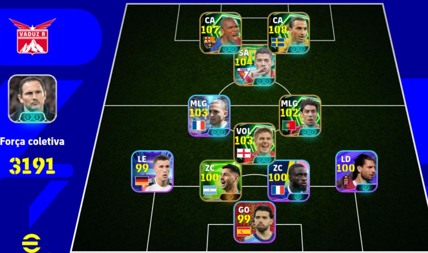 CONTA TOP 3192++ ETOO/ IBRAHIMOVIC E+++
