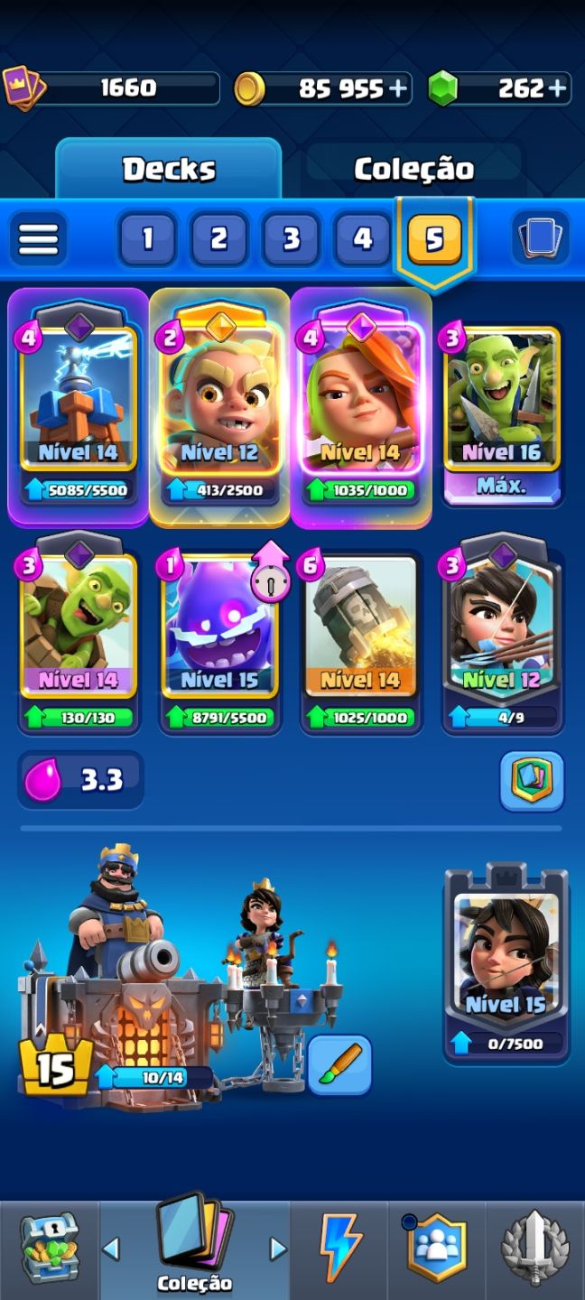 Conta Clash royale 11k troféus