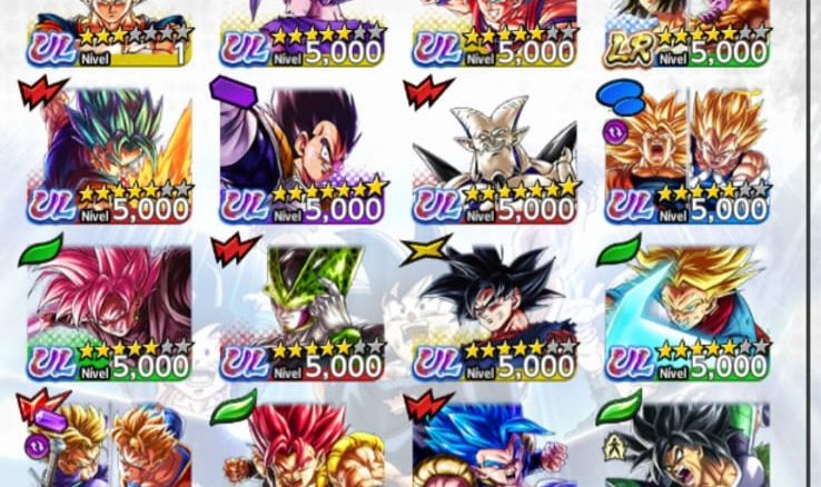 Contas Dragon Ball Legends com Ultras, LEGENDS, LFs... (Android E IOS)
