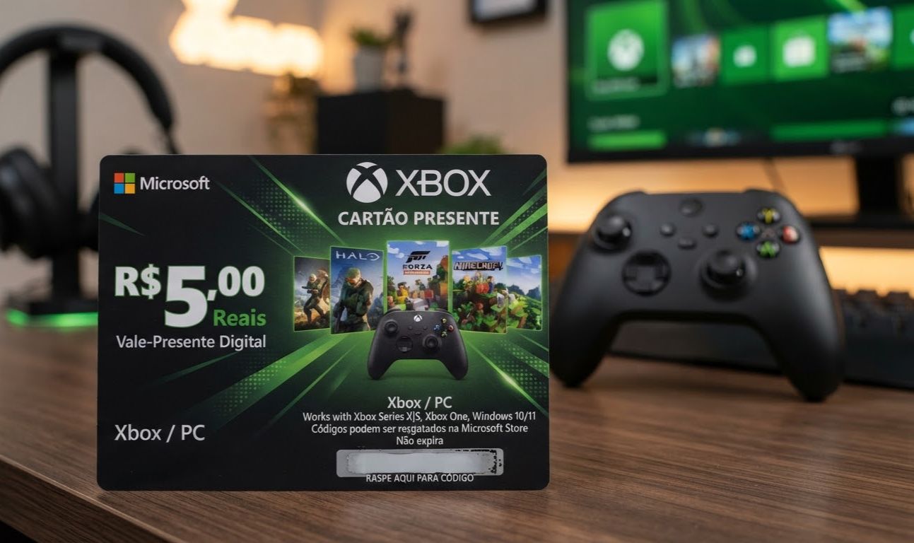 Cartão Presente Xbox Live 5 BRL Xbox Live Key BRAZIL