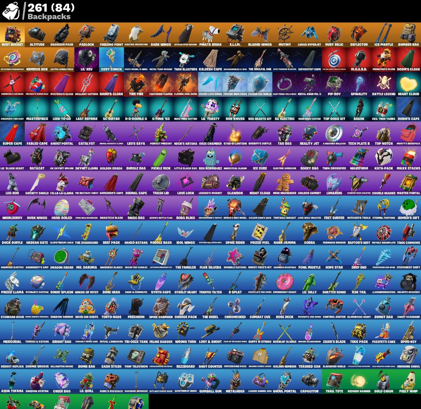 CONTA FORTNITE 216 SKINS PRIMEIRO EMAIL RARIDADE COM VARIAS SKINS ANTIGAS