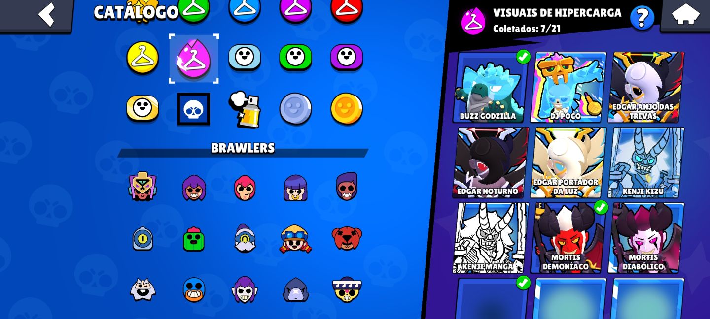 Conta de brawl stars com mais de 97mil troféus