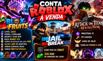 Conta Roblox criada em 2013 com diversos jogos, olhe bio para ver inf dos jogos