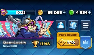 CONTA CLASH ROYALE COLEÇÃO 2033 END GAME EMOTES MUITO RAROS E CARTAS FULL UPADAS