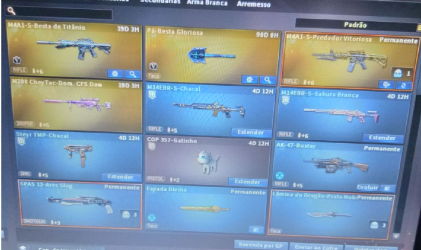 Conta Crossfire Com VIP e Cheia De MN