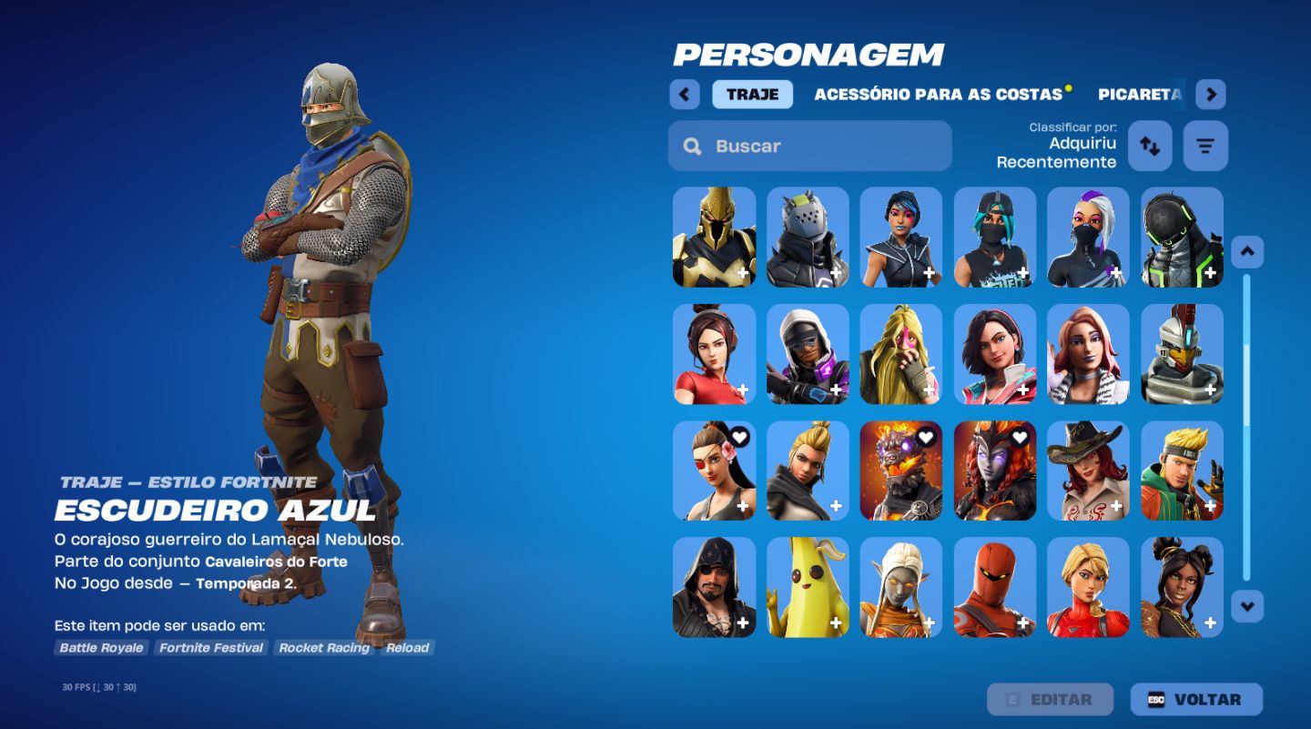 CONTA DE FORTNITE OG FULL ACESS + DE R$1500,00 GASTOS COM DIVERSOS JOGOS NA EPIC