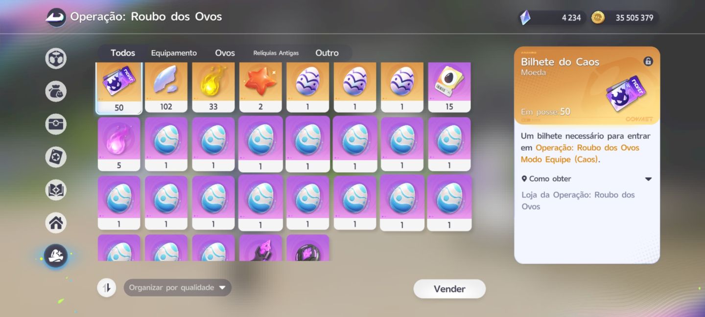 CONTA END GAME ANIIMO DIVERSOS PRISMANAS CINTILANTES COM PASSE E MENSAL ATIVADO