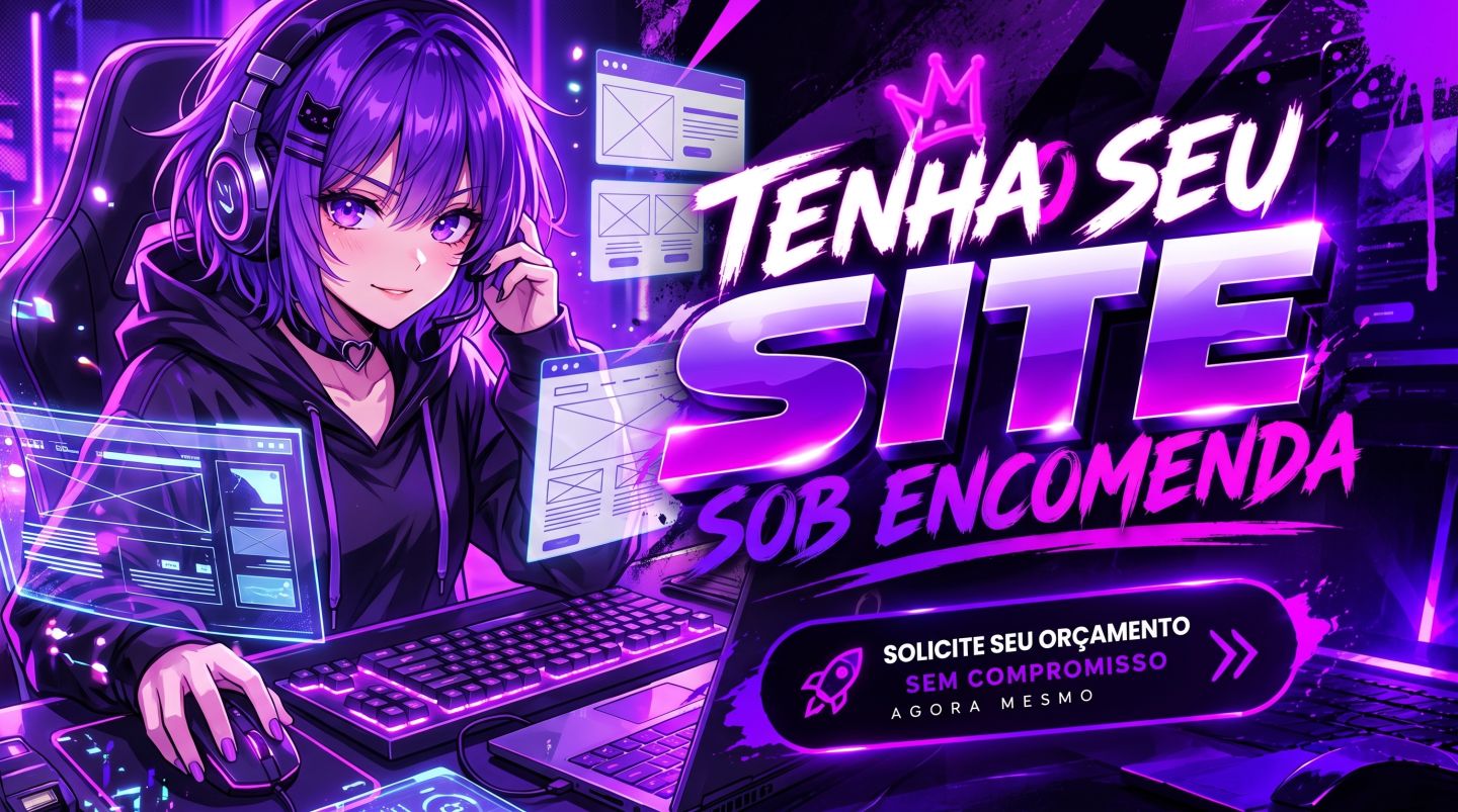 CRIO O SEU SITE / LANDING PAGE SOB ENCOMENDA