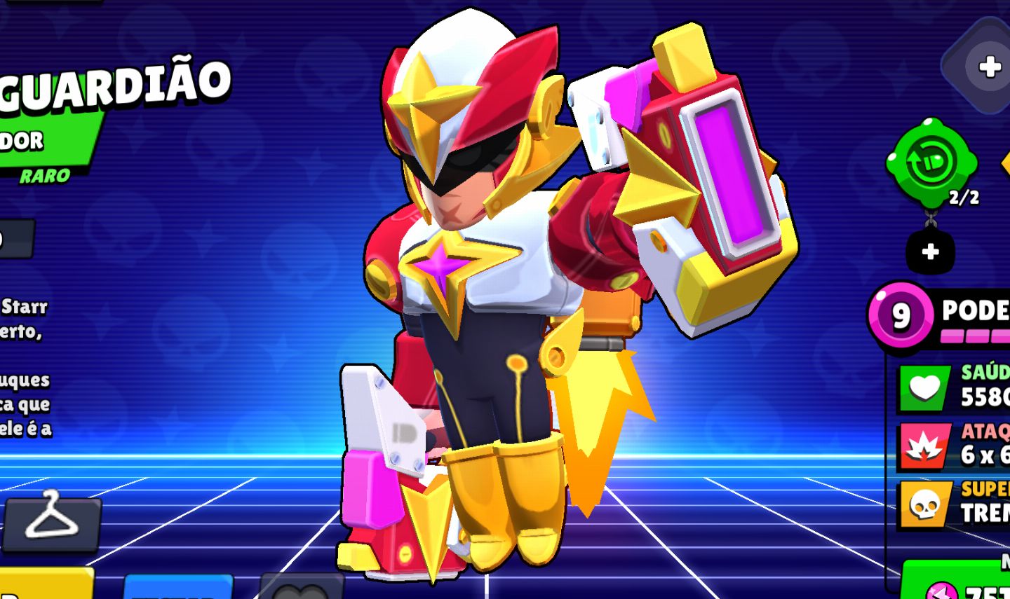 CONTA BRAWL STARS COM MUITAS SKINS + CONTA DE CLASH COM 6 ANOS