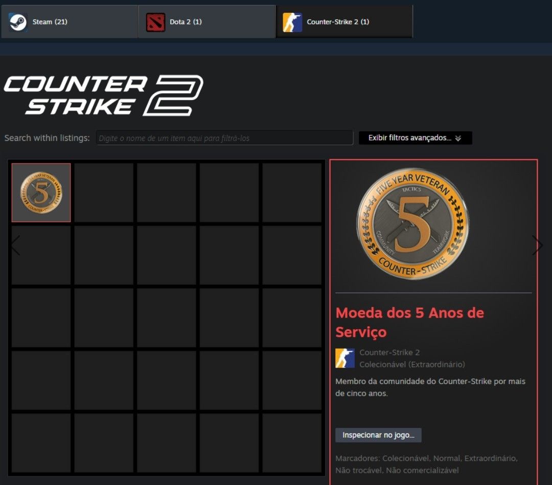 Conta steam 5 anos level 7 Terraria+medalha de 5 anos+comprovantes.