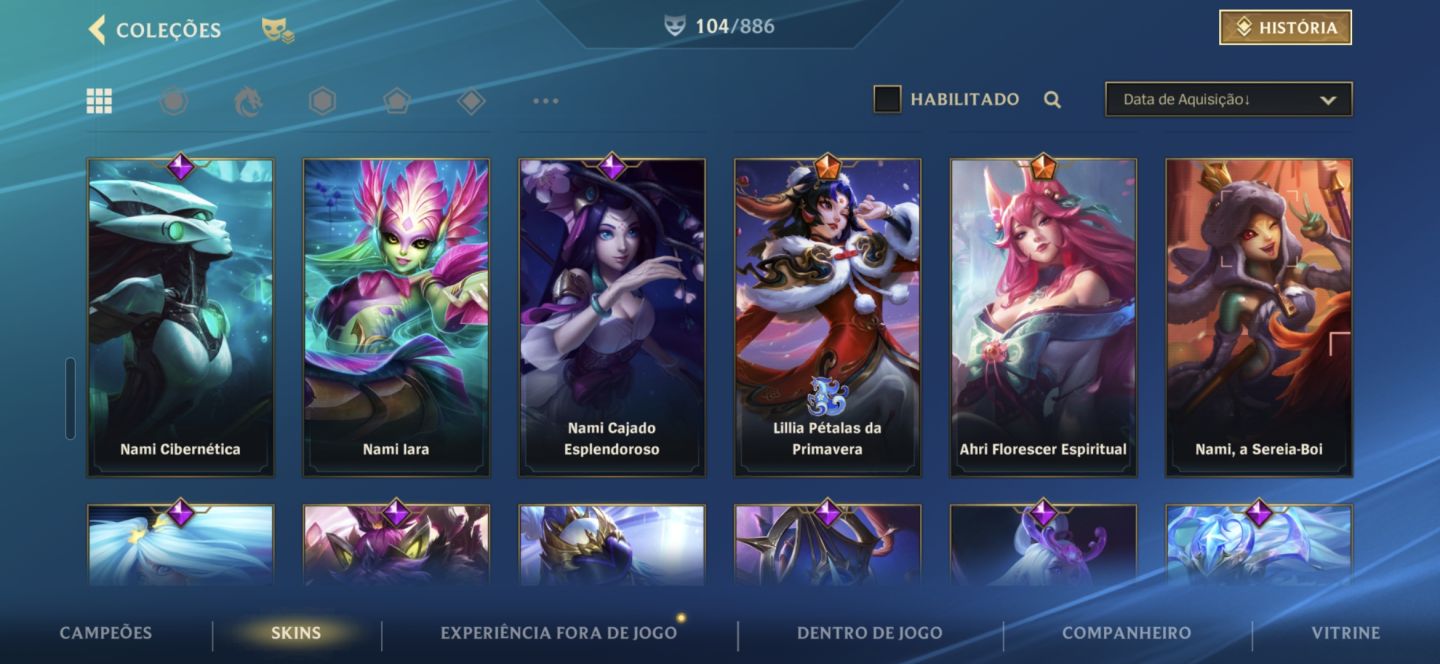 Conta Wild Rift level 177