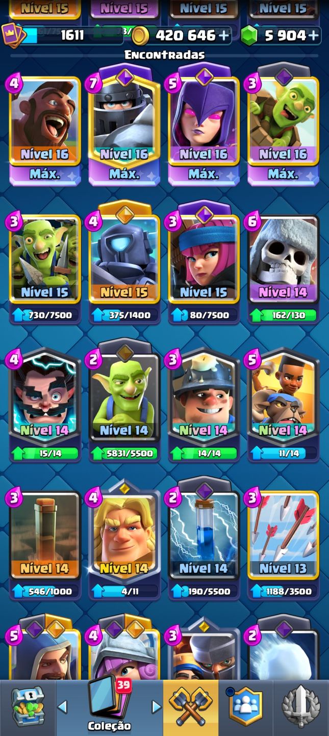 CONTA CLASH 4500K GEMAS 13000K TROFEUS
