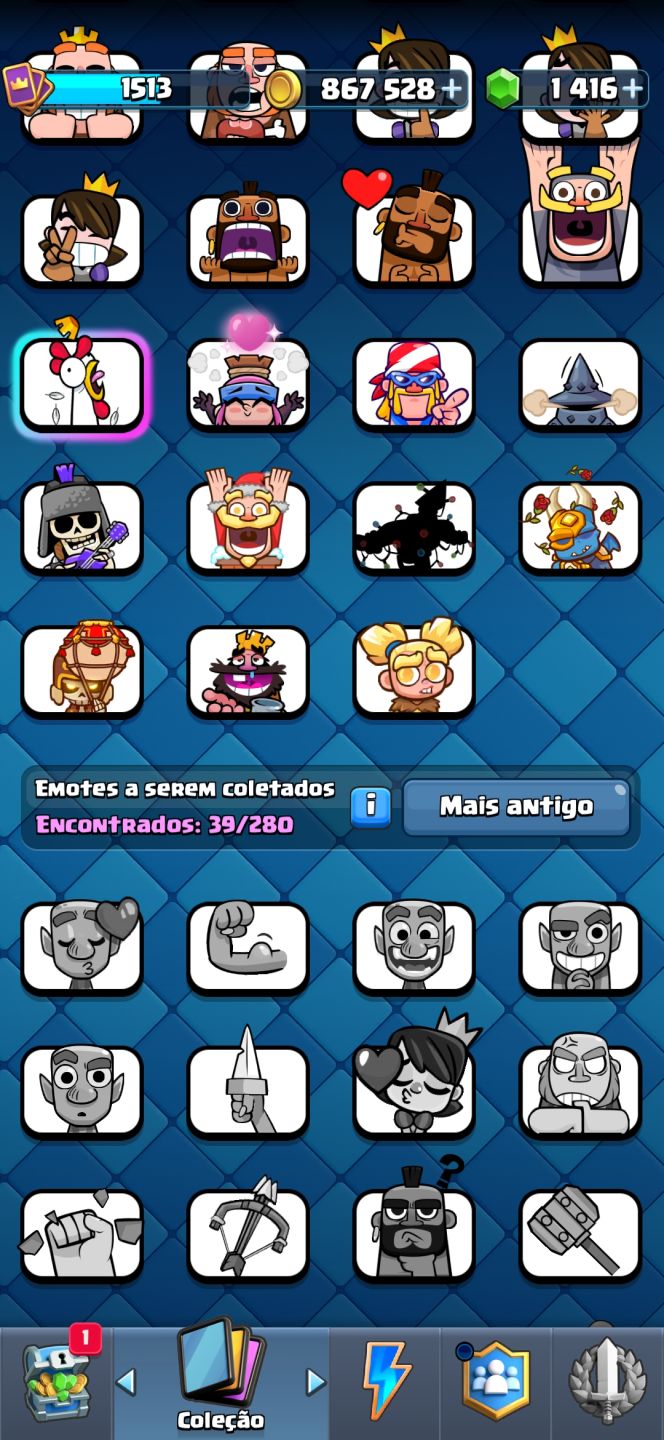 MAIS BARATA E MELHOR CONTA CLASH ROYALE (ARENA SAZONAL)