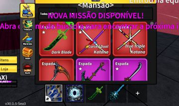 Conta blox fruits focada em vários jogos e com skins