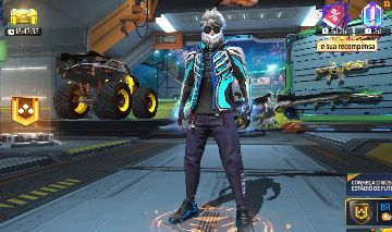 Conta de Free Fire com 2 punhos,2 entradas de lobby,444 peitorais e +!!!