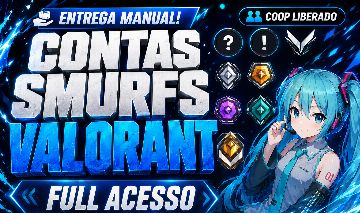 VALORANT SMURF/FULL ACESSO/ENTREGA RÁPIDA