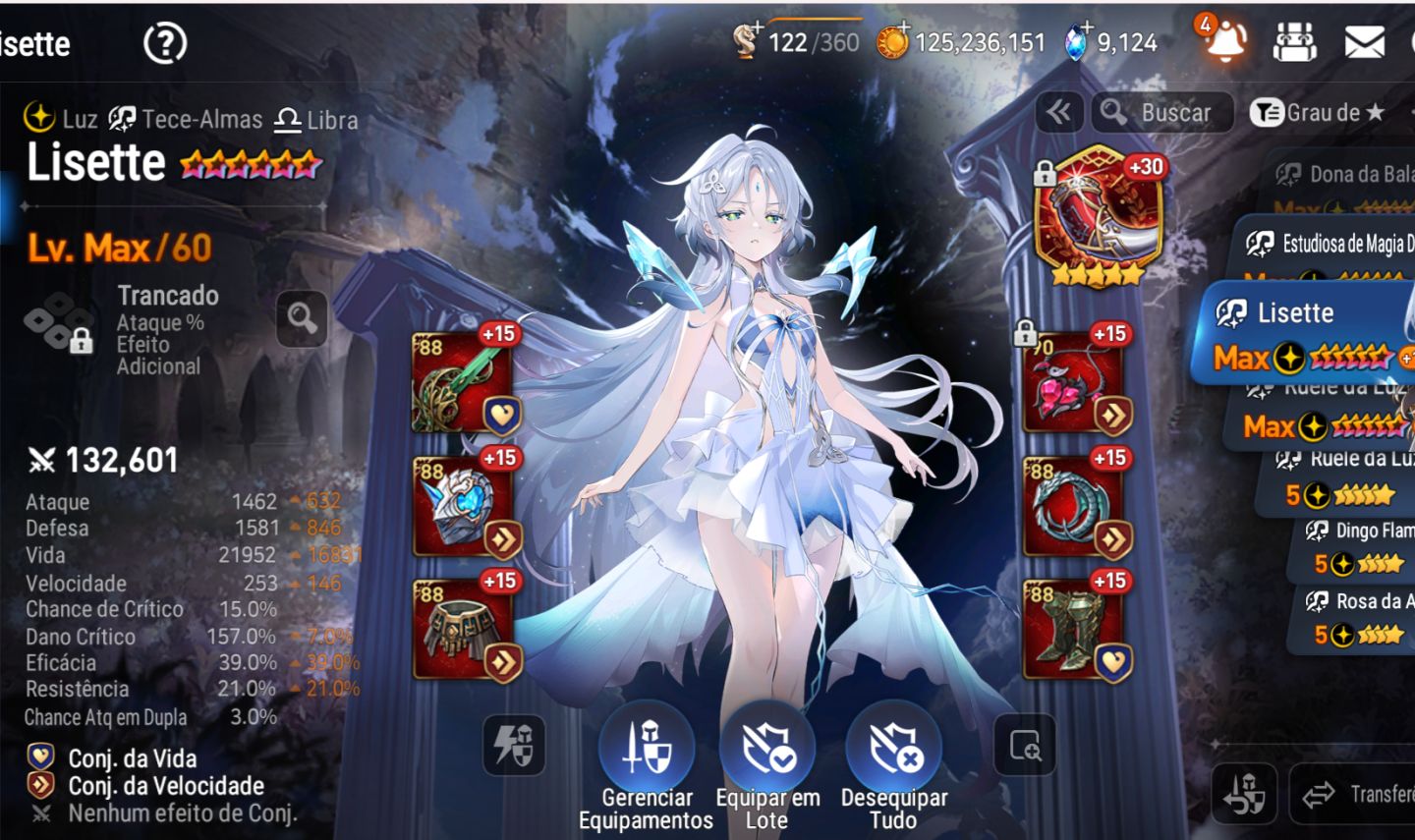 Conta EPIC SEVEN end-game