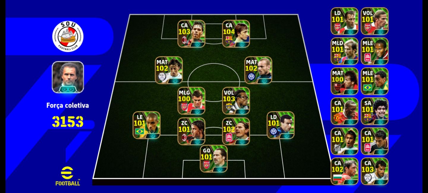 Conta de efootbol rara