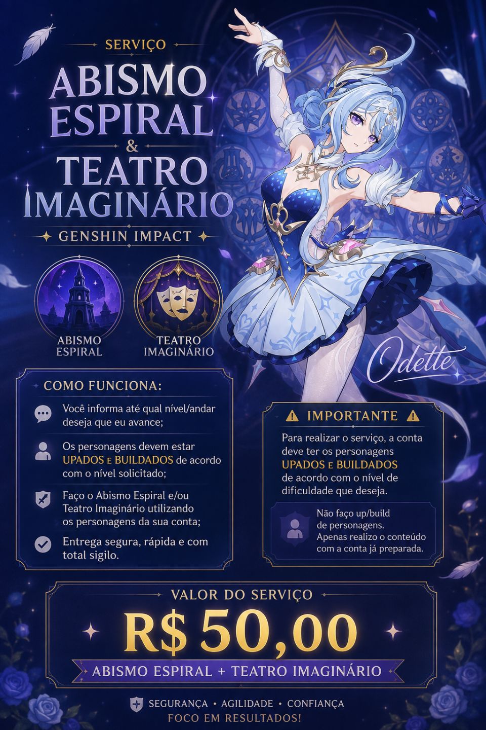 Faço Abismo e Teatro Imaginário