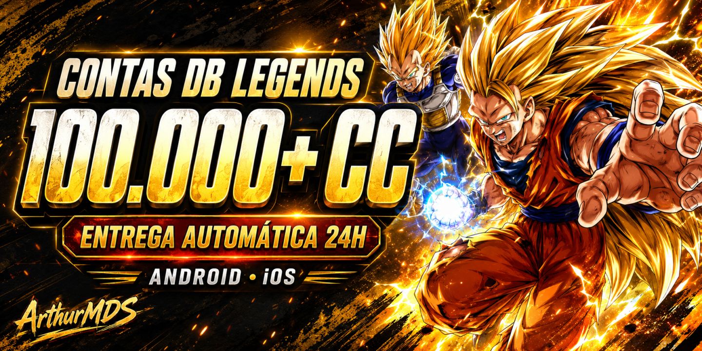 [ENVIO RÁPIDO] CONTAS DB LEGENDS | ULTRAS + ATÉ 120K CC | ANDROID/iOS