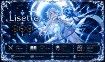 Epic Seven Conta Early Game Rank 62 com Lisete, PvP Encaminhado e Recursos
