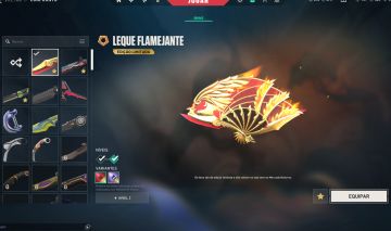 CONTA EX FERRO COM LEQUE FLAMEJANTE E VCT LOCK//IN SKINS RARISSIMAS +1100 GASTOS