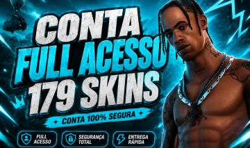 Conta Fortnite 179 Skins FULL ACESSO, 134 Picaretas, 500 Gestos.