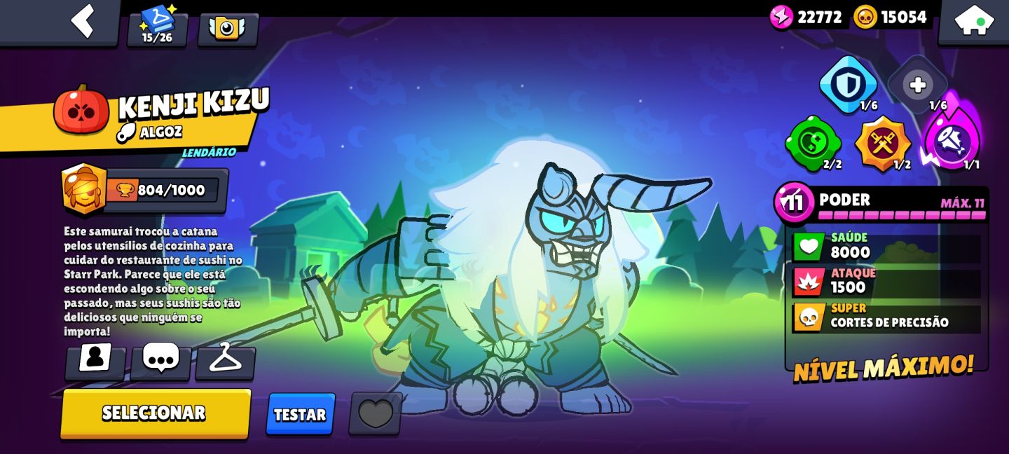 Conta de brawl Star muito upada