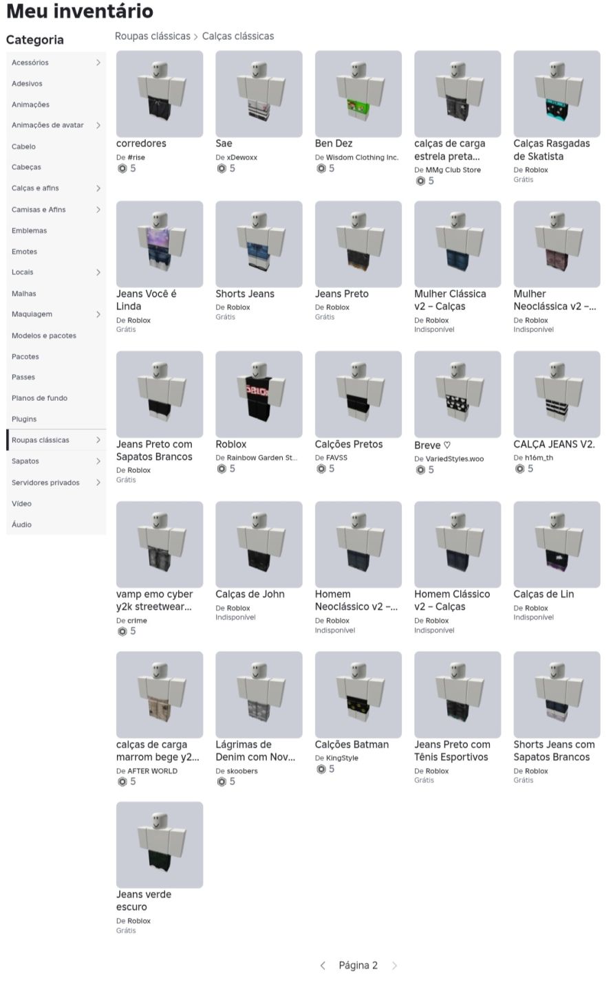 Conta de Roblox Upada e com diversas skins!!