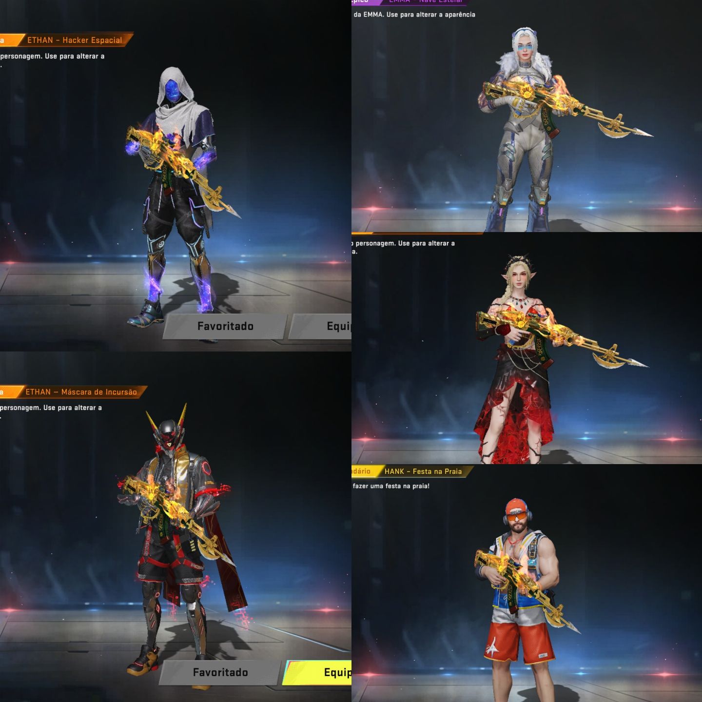 CONTA BLOOD STRIKE TOPZERAA COM MUITAS SKINS FULL ACESSO