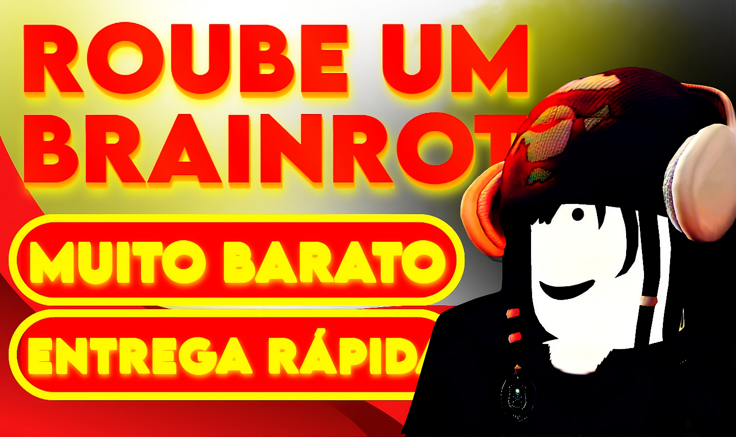 [ROUBE UM BRAINROT] LUVAS CYBER,YING YANG E RAINBOW E BRAINROTS DE NATAL