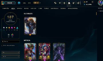 FULL ACESSO - 187 SKINS - TODOS CAMPEÕES - LEVEL 372 - ULTRA PROMOÇÃO!!!