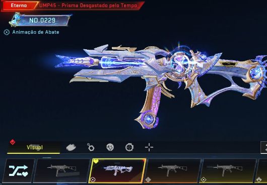 Conta de blood Striker a venda com várias skins eternas e ultra e skins raras