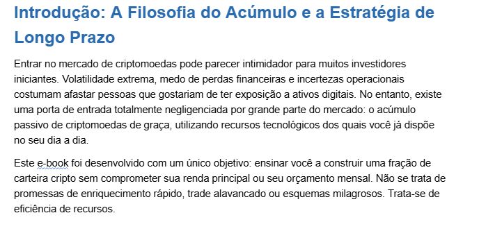 Como ganhar criptomoedas como renda passiva