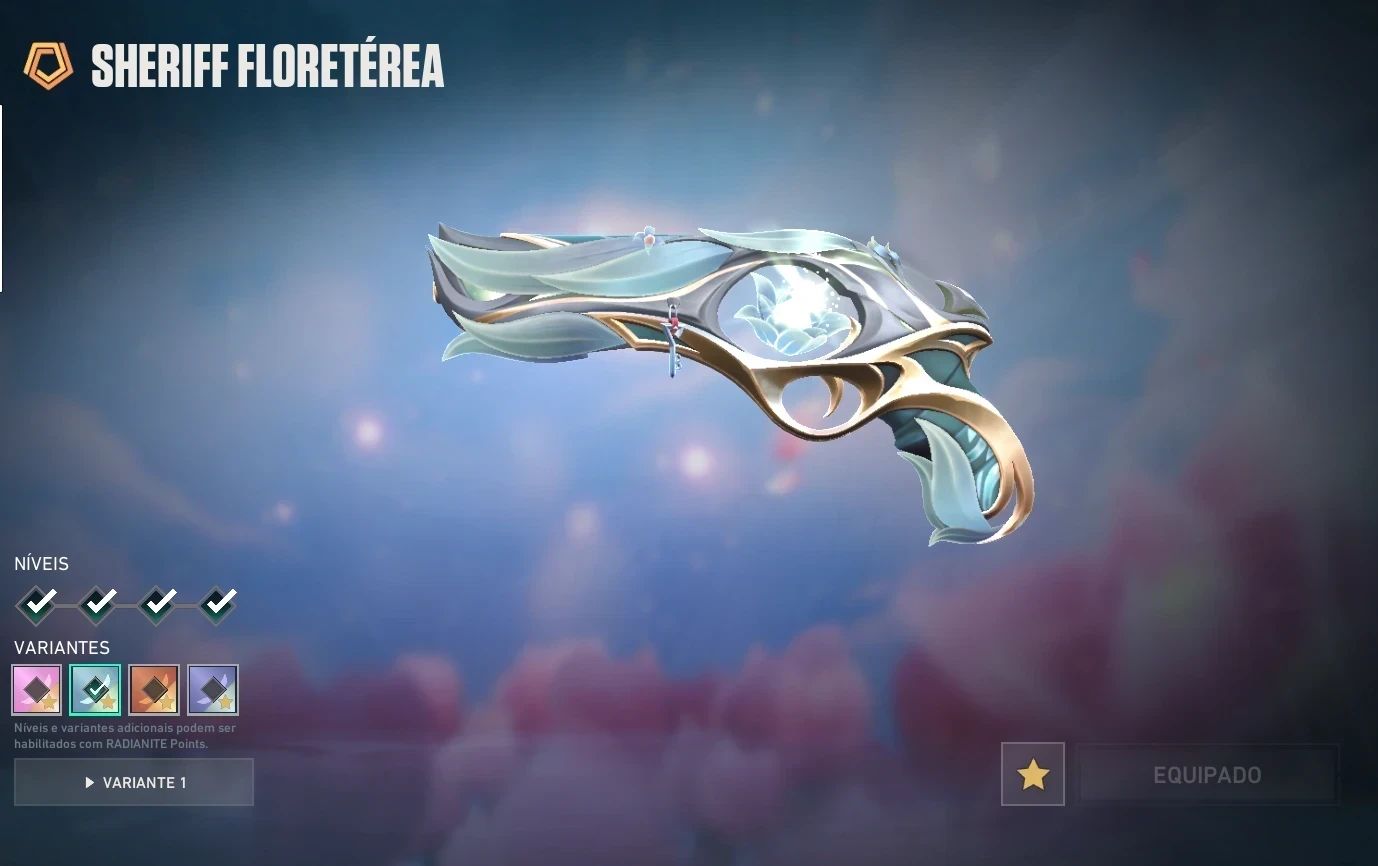 Conta de valorant com 4 skins de faca