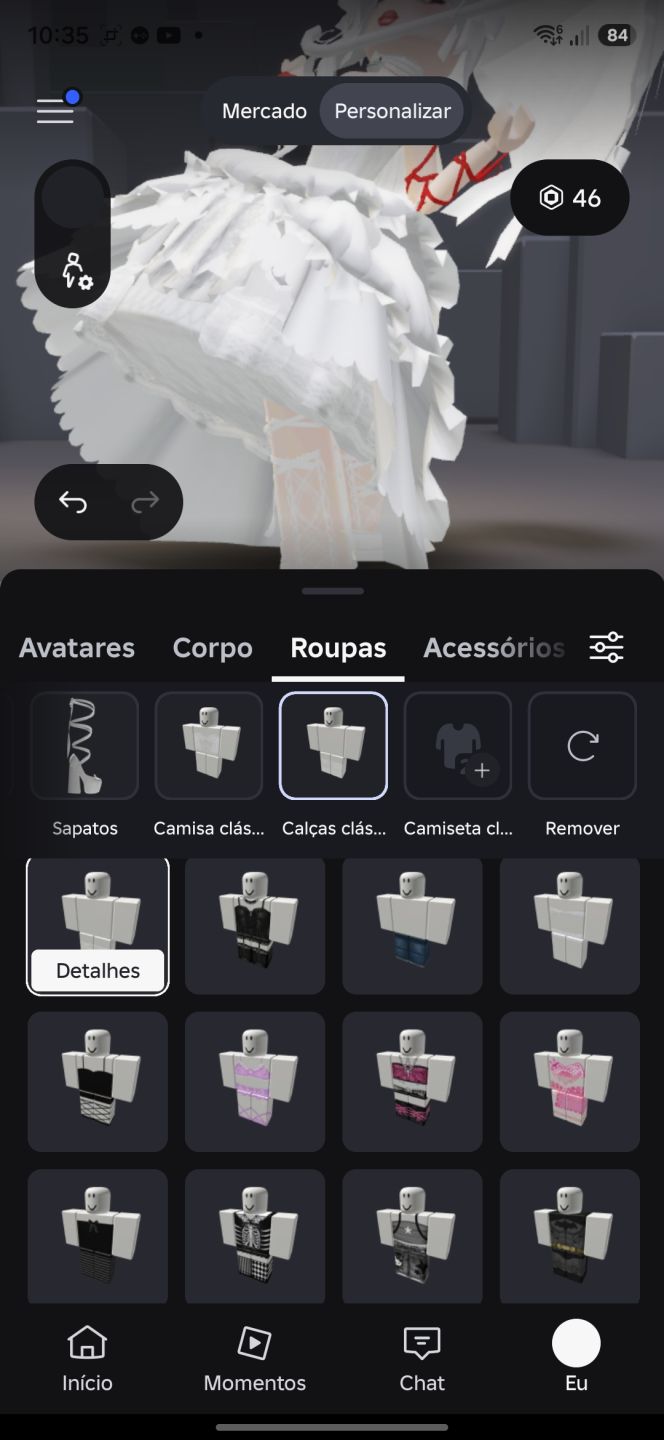 CONTA ROBLOX FEMININA +400 REAIS GASTOS | SKINS, ANIMAÇÕES, GESTOS E GAMEPASSES.
