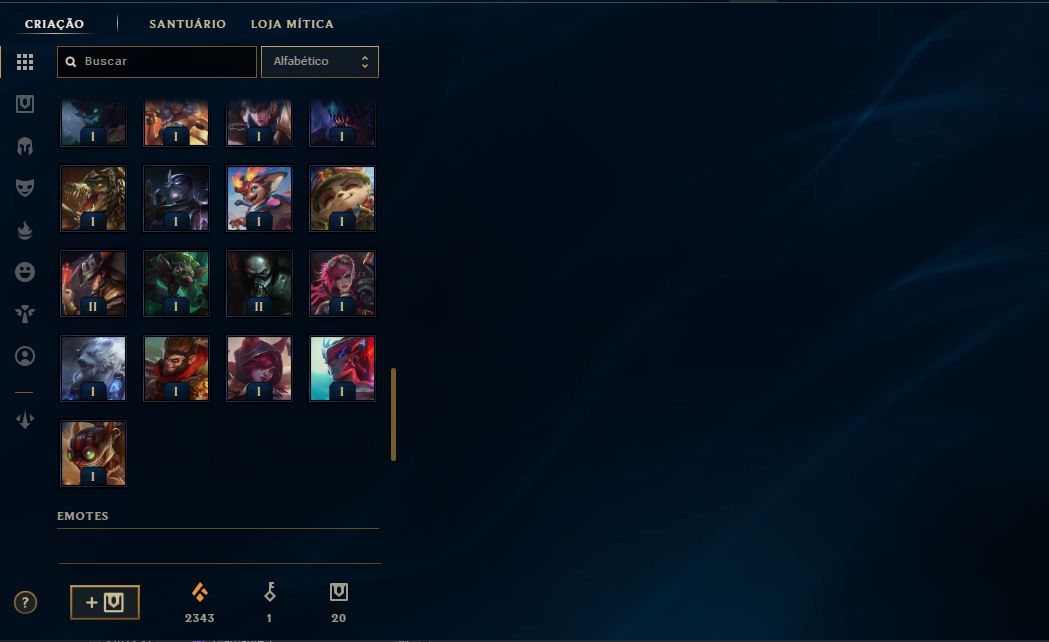 Conta LOL mmr mestre (caiu pra d1 por inatividade) lvl 429, 227 skins