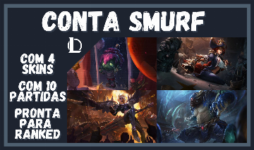 CONTA COM 4 SKINS - LVL 30 PRONTA PARA RANKED !!!