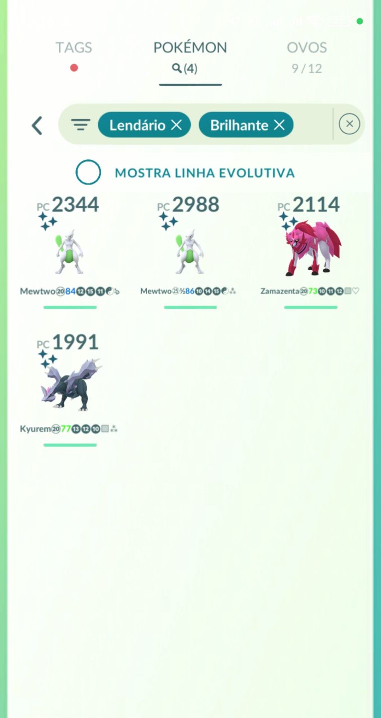 CONTA POKÉMON GO NV 40, 109 LENDARIOS, 97 POKEMONS SHINY,04 LENDÁRIOS SHINY