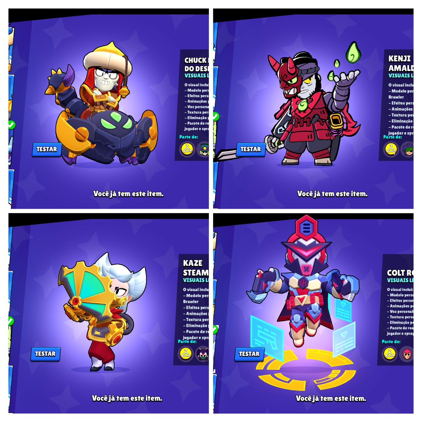 CONTA BRAW 113K | 473 SKINS - 91 PERSONAGENS NO PODER 11 E FAMA METEORICA TRES