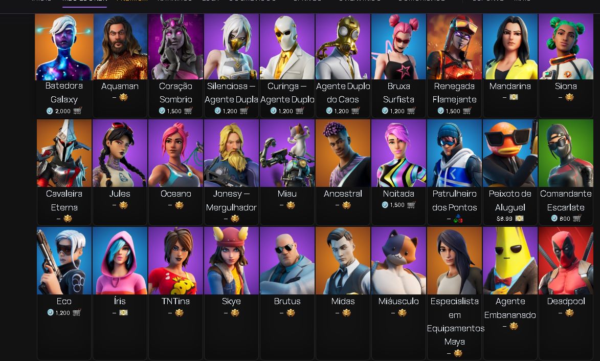 CONTA FORTNITE RARA | LEVIATHAN AXE + MIDAS + DEADPOOL + 146 SKINS | FA