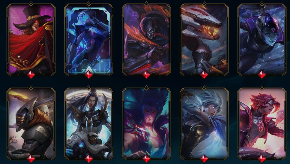 CONTA LOL 784 SKINS
