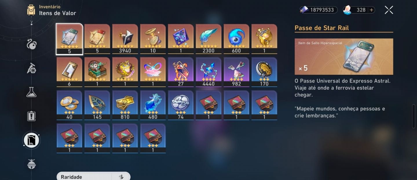 Promoçao Conta End Game Honkai Star Rail. FULL Build