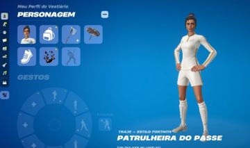 Conta com Machado Leviatã e skin do pacote pontapé inicial