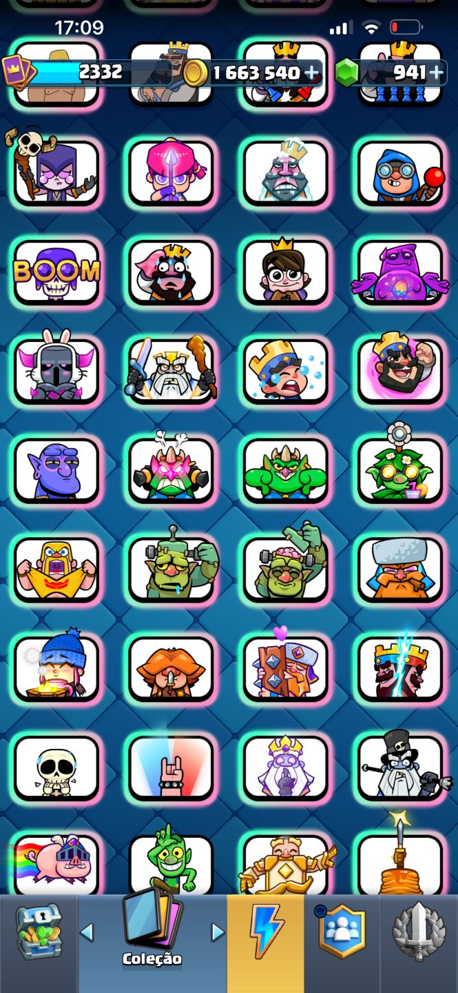 Conta de Clash Royale full maximizada