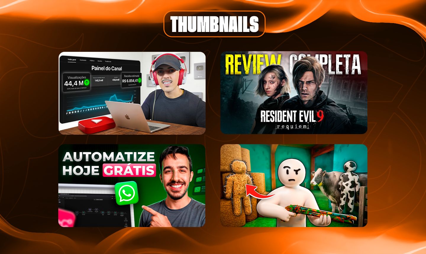 DESIGNER PROFISSIONAL (ANÚNCIOS, THUMBNAILS, INFOPRODUTOS) QUALIDADE PREMIUM