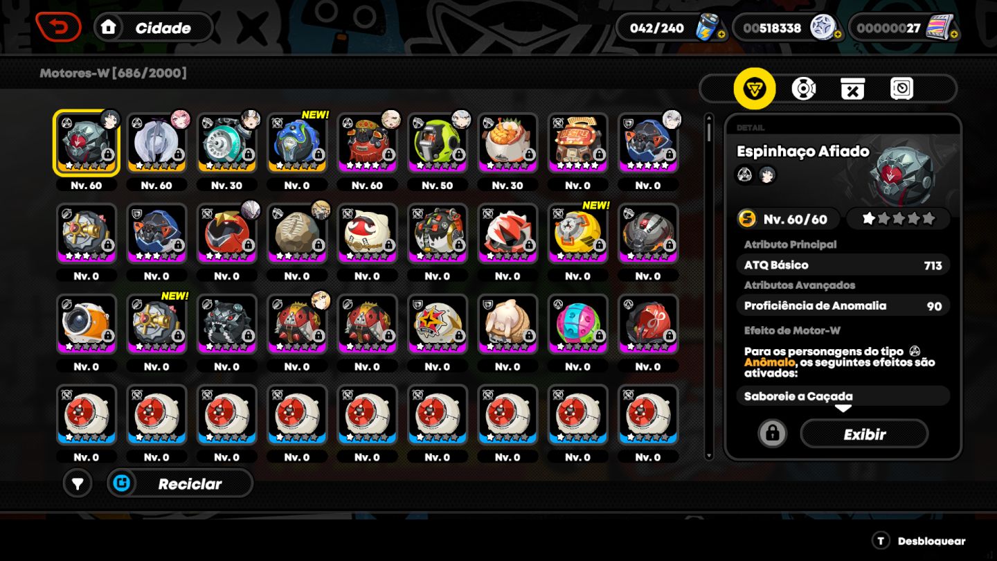 ZZZ Zenless Zone Zero remiele + motor + 4 limitados