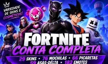 CONTA FORTNITE COM 29 SKINS + 200 VBUCKS