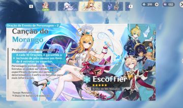 Conta Genshin Impact AR 55 | Skirk + Escoffier Nv. 80 | 130 tiros