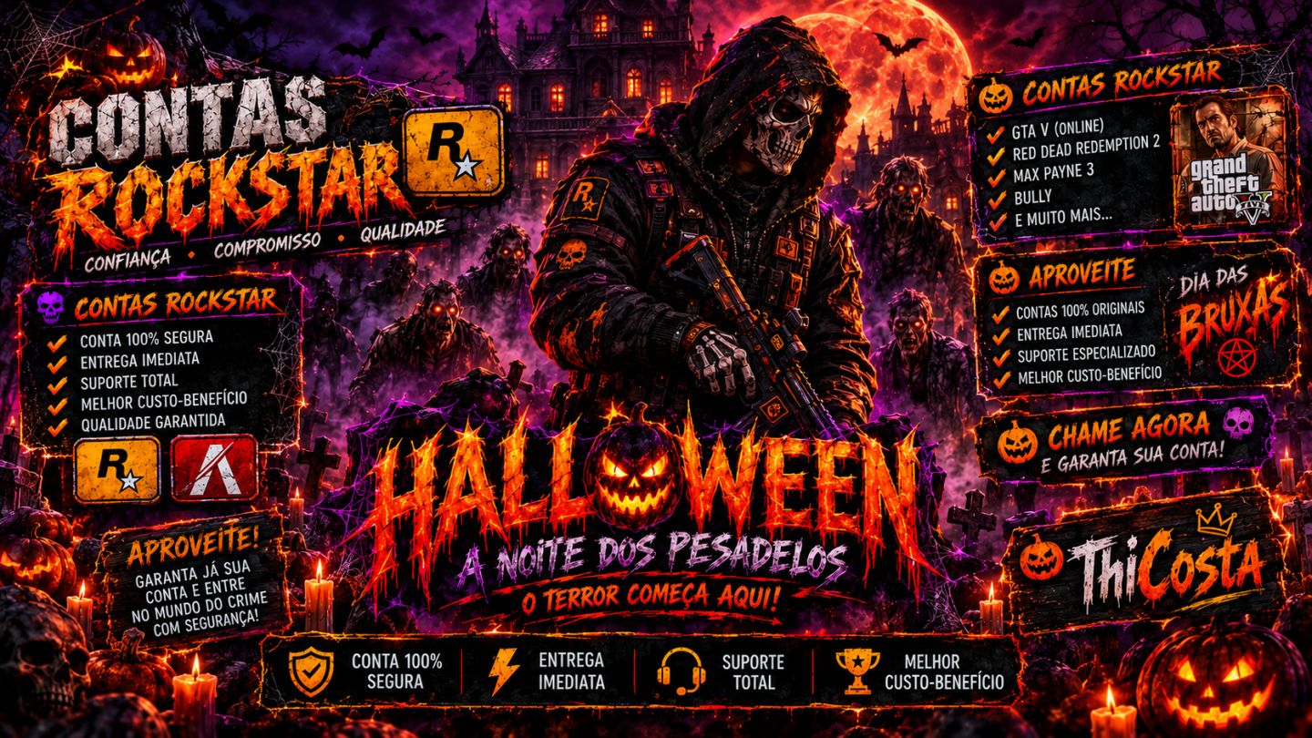 CONTAS ROCKSTAR PARA FIVEM 100% CHECADAS (MENOR PREÇO!) - ENTREGA AUTOMÁTICA